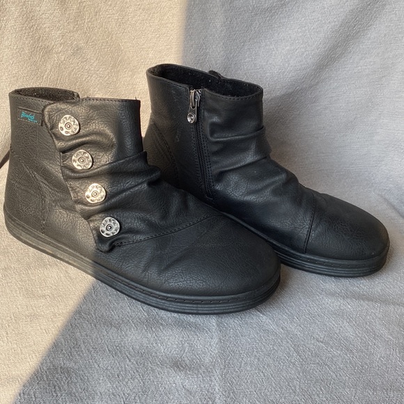 Blowfish Malibu Size 6.5/7 Ladies Ankle Boot Black - Picture 2 of 8